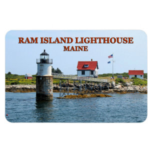 Ram Island Lighthouse, Maine Flexi Magnet Magneet