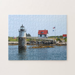 Ram Island Lighthouse, Maine Jigzaag Puzzle Legpuzzel