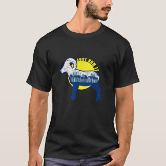 Ram it Funny Rams Schilderachtig T-shirt