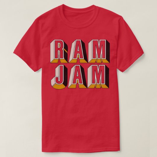 Ram Jam 70s Rock T-shirt (Design voorkant)