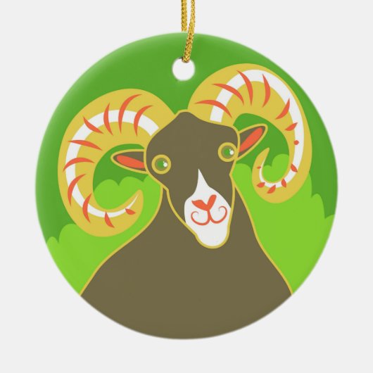 Ram Keramisch Ornament (Voorkant)