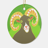 Ram Keramisch Ornament (Links)