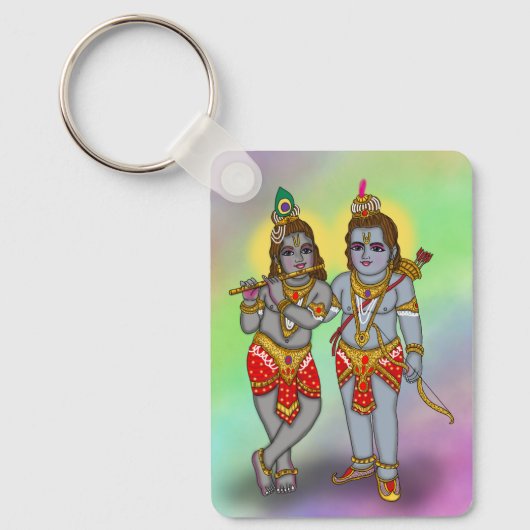 Ram & Krishna-sleutelhanger Sleutelhanger (Voorkant)