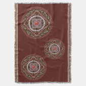 Ram Mandala Gooi Deken (Voorkant Verticaal)