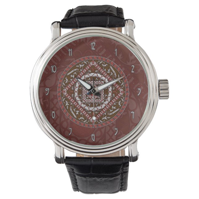Ram Mandala Horloge (Voorkant)