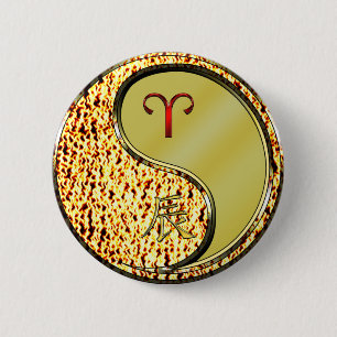 Ram & Metaal Draak Ronde Button 5,7 Cm