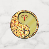 Ram & Metal Paard Tafel Confetti (Kleine voorkant)