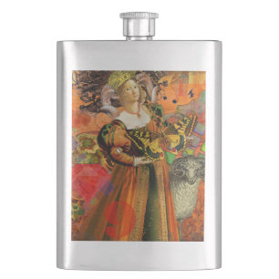 Ram Orange Vrouw: Gotische Ram Antieke Kunst Colla Flacon