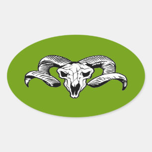 RAM OVALE STICKER
