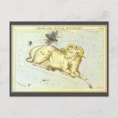 Ram Ram,  sterrenbeeld, Urania's Mirror Briefkaart (Voorkant)