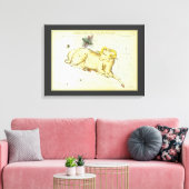 Ram Ram,  sterrenbeeld, Urania's Mirror Canvas Afdruk (Insitu (Woonkamer))