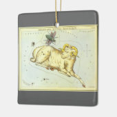 Ram Ram,  sterrenbeeld, Urania's Mirror Keramisch Ornament (Links)