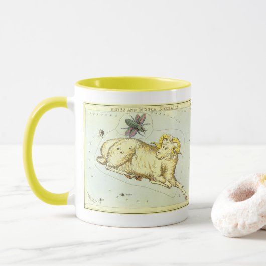 Ram Ram,  sterrenbeeld, Urania's Mirror Mok (Met donut)