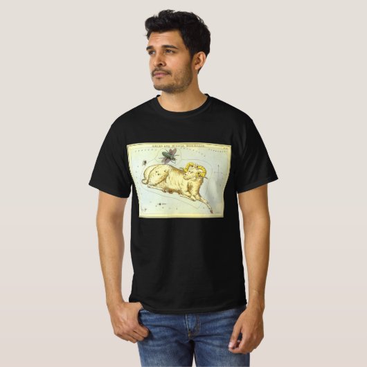 Ram Ram, sterrenbeeld, Urania's Mirror T-shirt (Voorkant volledig)