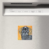 Ram Raven waterverf Magneet (Insitu (Vaatwasser))