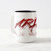 Ram-reflectie Tweekleurige Koffiemok (Voorkant links)