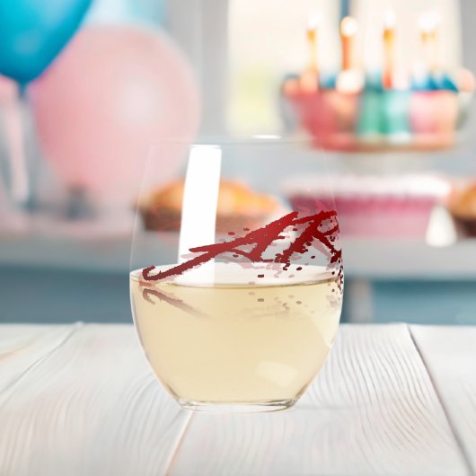 Ram-reflectie Wijnglas Zonder Voet (Insitu (Baby Shower))