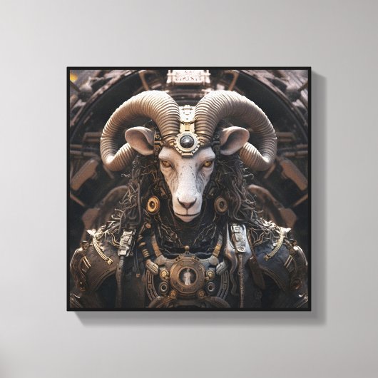 Ram Schilderij op Canvas Afdruk (Voorkant)