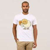 Ram Sheep Mannen T-Shirt (Voorkant volledig)
