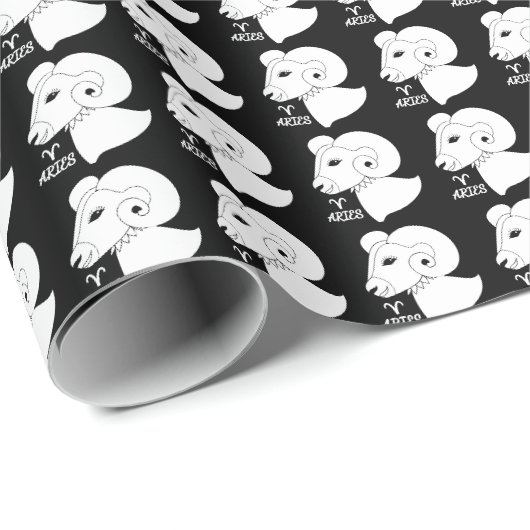 Ram Silhouet Wrapping Papier (Rol Hoek)