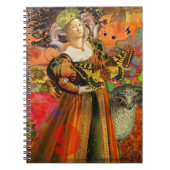Ram Sinaasappel Vrouw: Gotische Ram Antiek Art Col Notitieboek (Voorkant)
