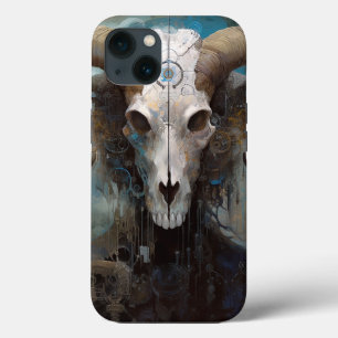 Ram Skull Surreal Fantasy Art iPhone 13 Hoesje