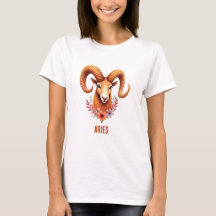 Ram sterrenbeeld boho waterverf T-shirt