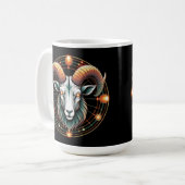 Ram Sterrenbeeld Koffiemok (Voorkant links)