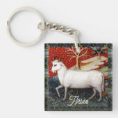 Ram sterrenbeeld Verjaardagsfeest Sleutelhanger (voorkant)