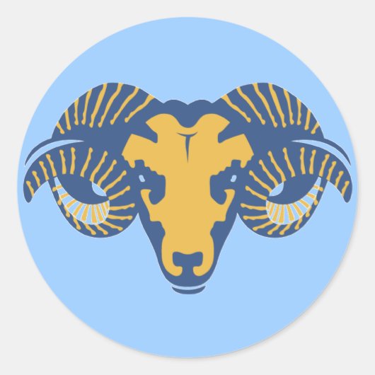 RAM-Stickers Ronde Sticker (Voorkant)