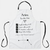 Ram – takenlijst schort (Voorkant)