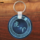 Ram/tijger Sleutelhanger (Voorkant)