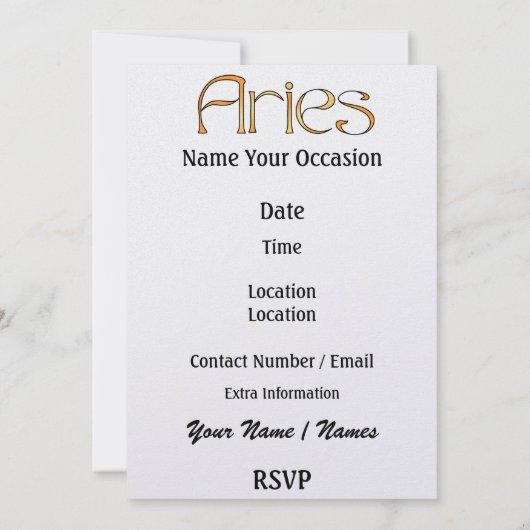 Ram Verjaardag 2 - SRF Kaart (Achterkant)