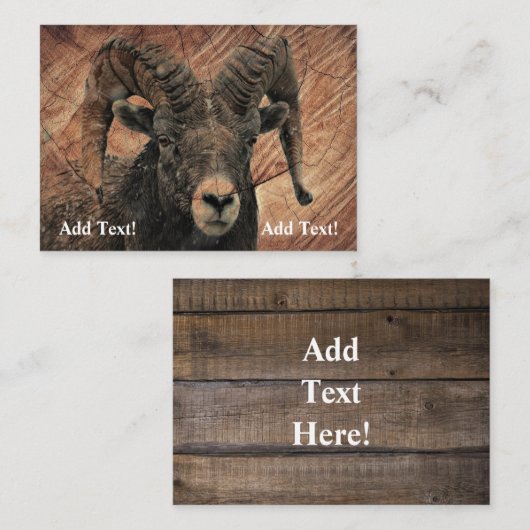 Ram Visitekaartje (Voorkant / Achterkant)