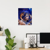 Ram Vrouw Astrologisch Poster (Thuiskantoor)