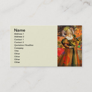 Ram Vrouw Oranje: Gotische Ram Antieke Kunst Colla Visitekaartje