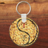 Ram & vuur Rat Sleutelhanger (Achterkant)