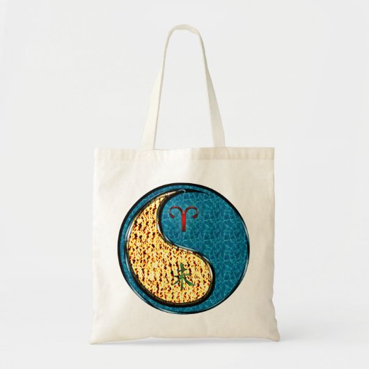 Ram & watergeit tote bag (Voorkant)