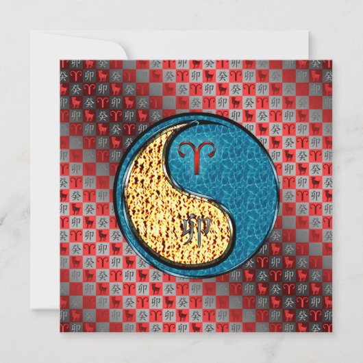 Ram & Waterkonijn Kaart (Voorkant)