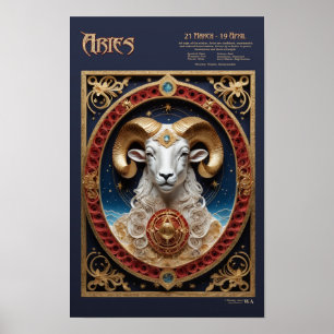 Ram - Westerse Dierenriem Poster