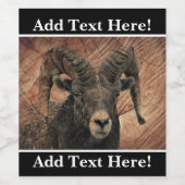 Ram Wijn Etiket (Enkel label)