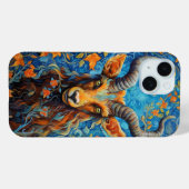 Ram Zodiac Moderne Kunst Case-Mate iPhone Case (Achterkant (horizontaal))