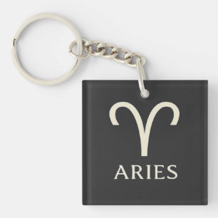 Ram Zodiac Sign - Astrologie Symbool Sleutelhanger