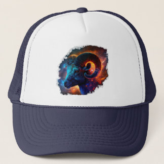 Ram Zodiac Star Sign Trucker Hat Pet