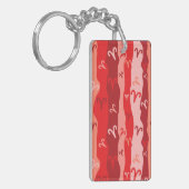 Ram Zodiac Stripes Sleutelhanger (Voorkant Links)