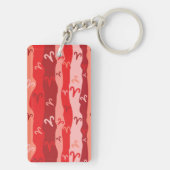 Ram Zodiac Stripes Sleutelhanger (achterkant)