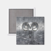 Ram Zodiac-teken Industriële Stijl Magneet (Voorkant / Achterkant)