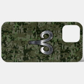 Ram Zodiac teken op Groene Camo Case-Mate iPhone Case (Achterkant (horizontaal))