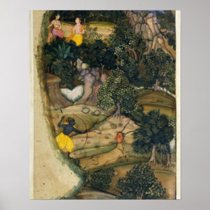 Rama achtervolgt de Golden Deer van de Ramayana. Poster