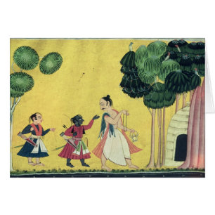 Rama en Lakshmana samen met Visvamitra